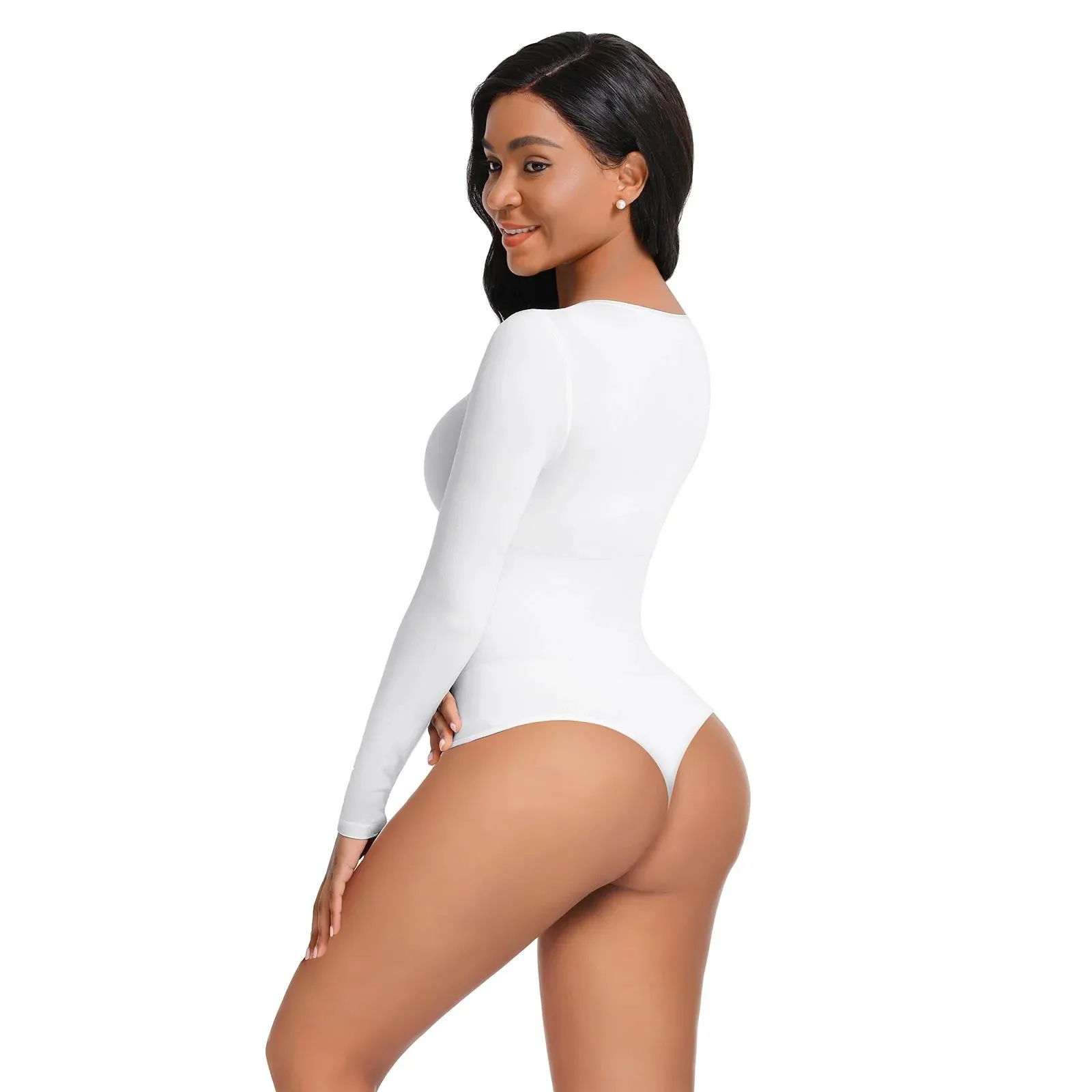 Every-Day Long Sleeve Shaping Bodysuit