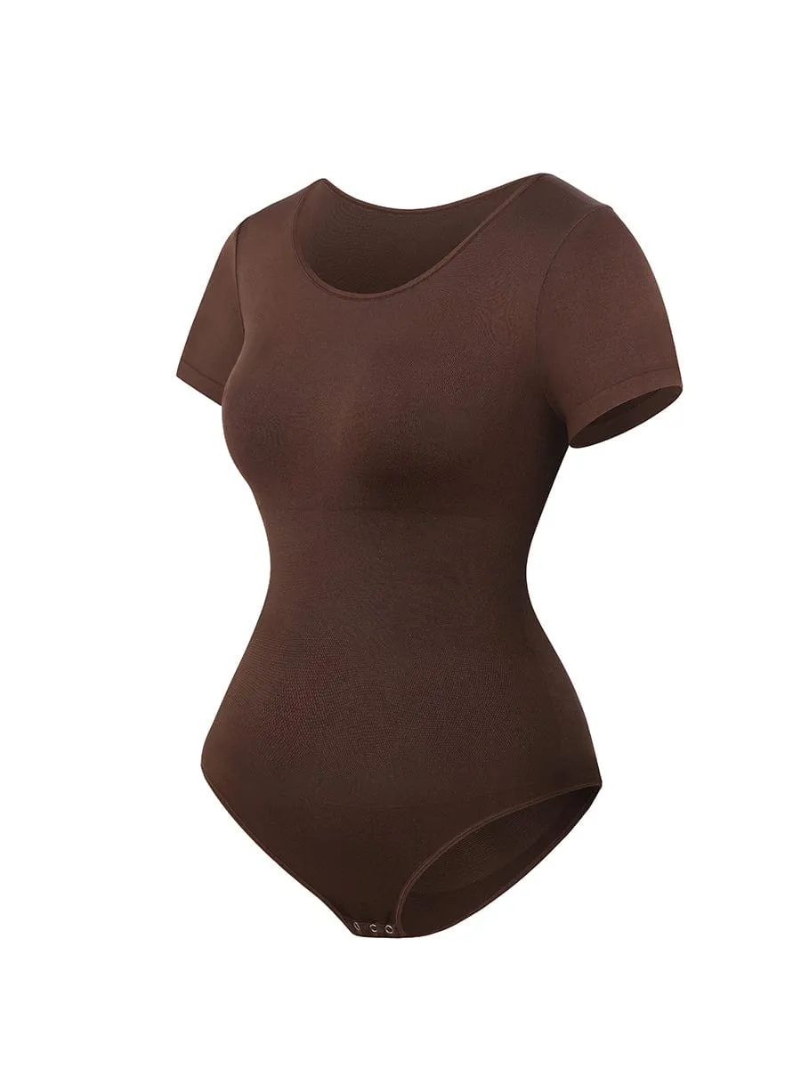 Every-Day Short Sleeved Bodysuit Thong