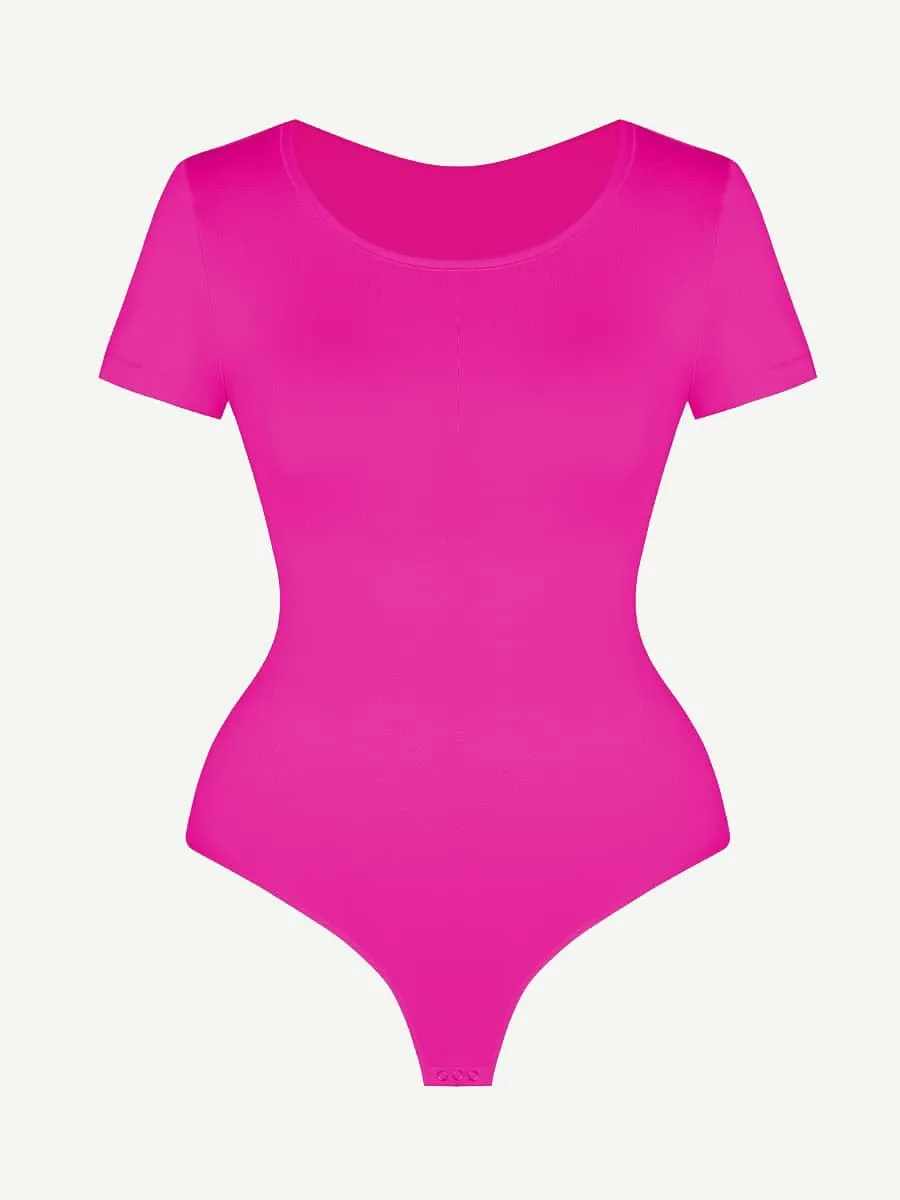 Every-Day Short Sleeved Bodysuit Thong