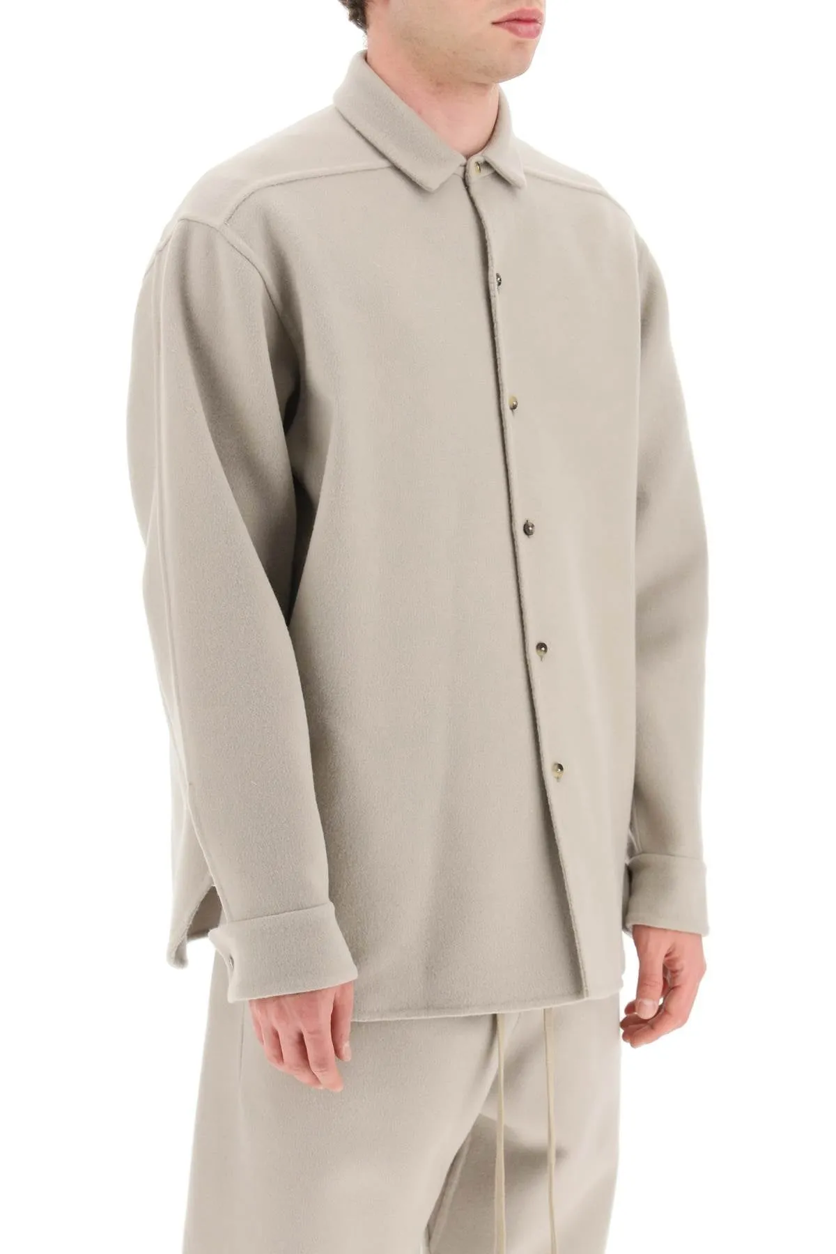 Fear Of God Wool And Cachemire Overshirt Jacket (Size - 48)