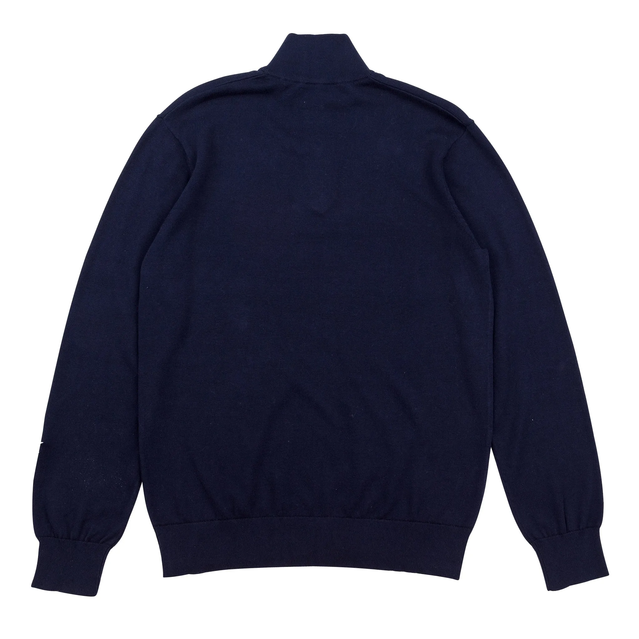 Fine Cut Half Zip Knit - Deep Navy