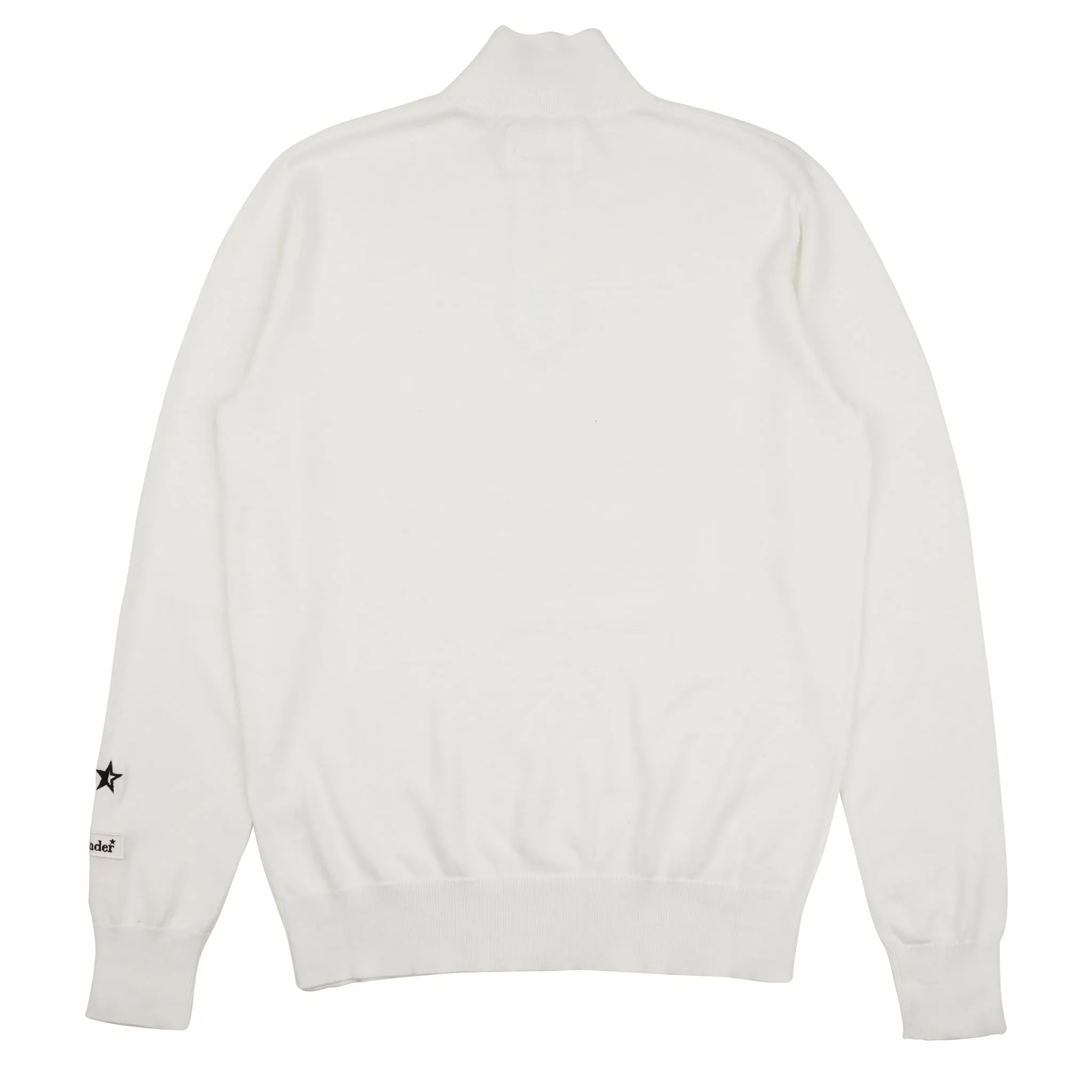 Fine Cut Half Zip - Off White