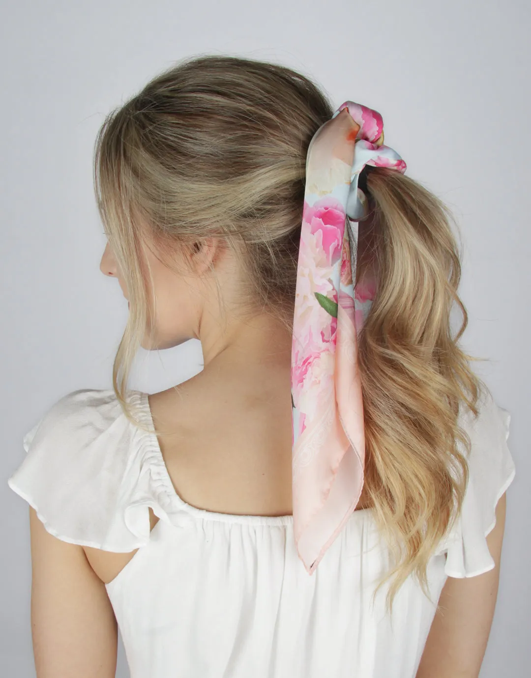 Floral Silky Bandana