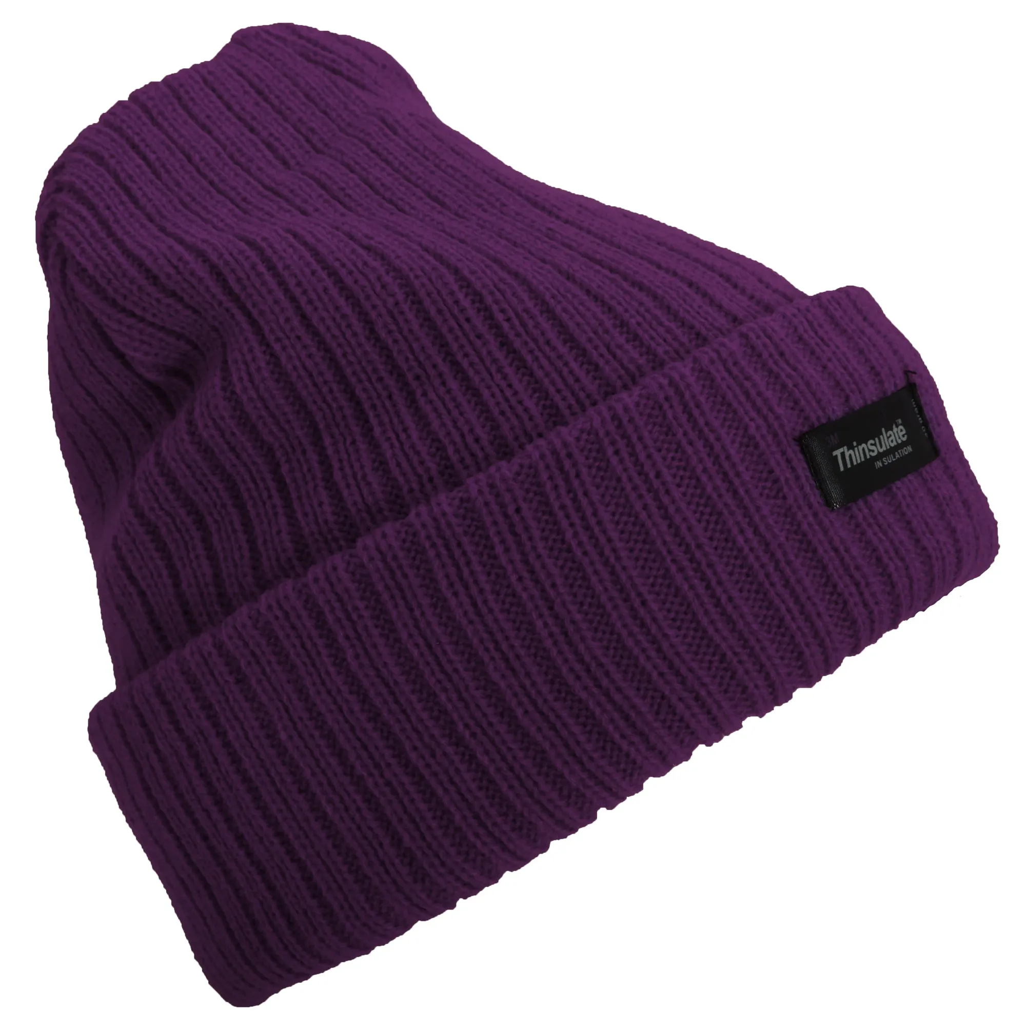 Floso Womens/Ladies Rib Knit Thinsulate Winter Hat