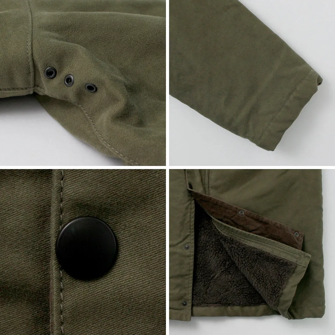 FOB FACTORY / F2450 Moleskin Hood Coat