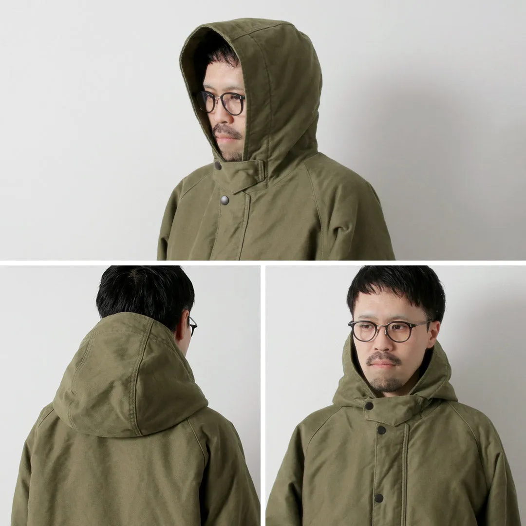 FOB FACTORY / F2450 Moleskin Hood Coat