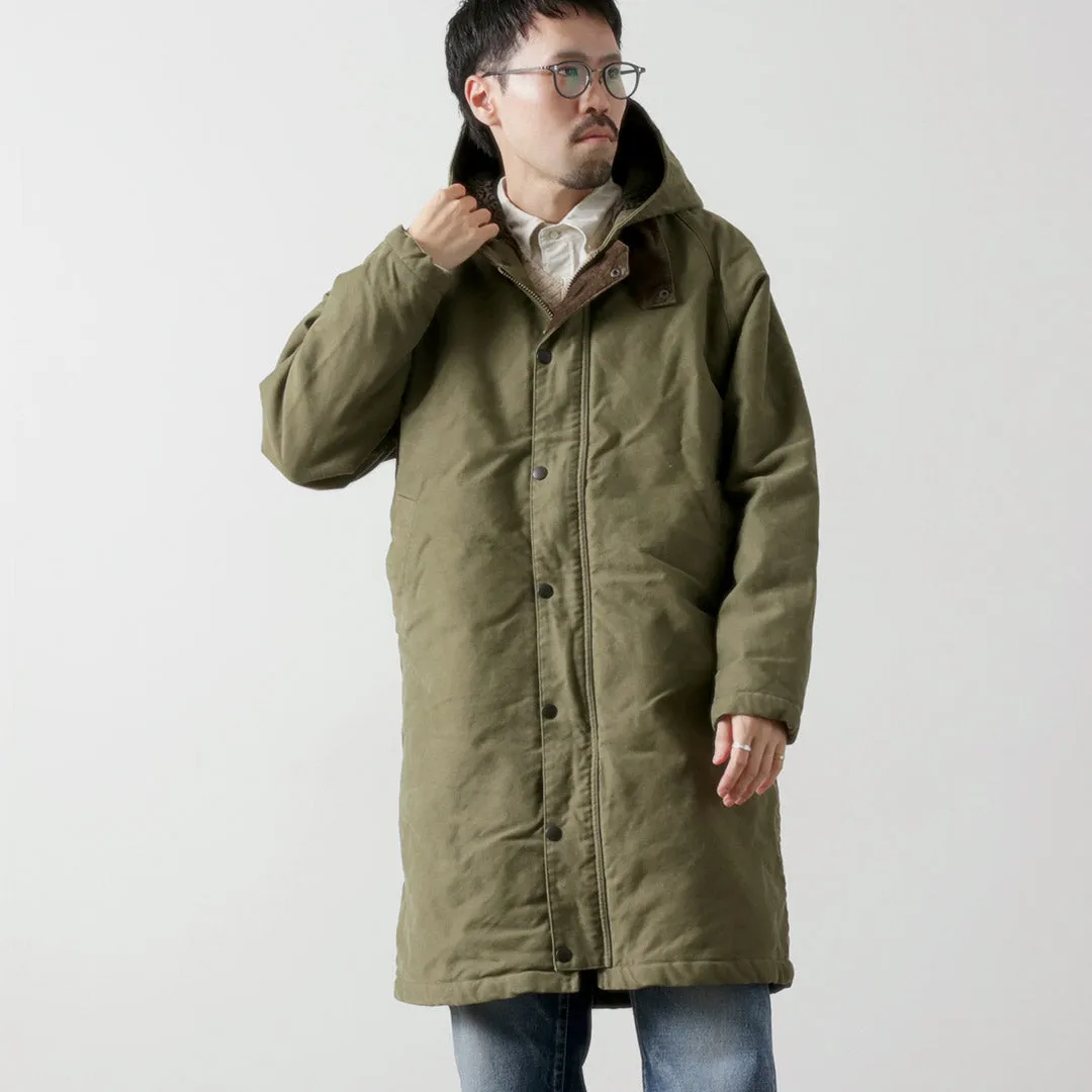 FOB FACTORY / F2450 Moleskin Hood Coat