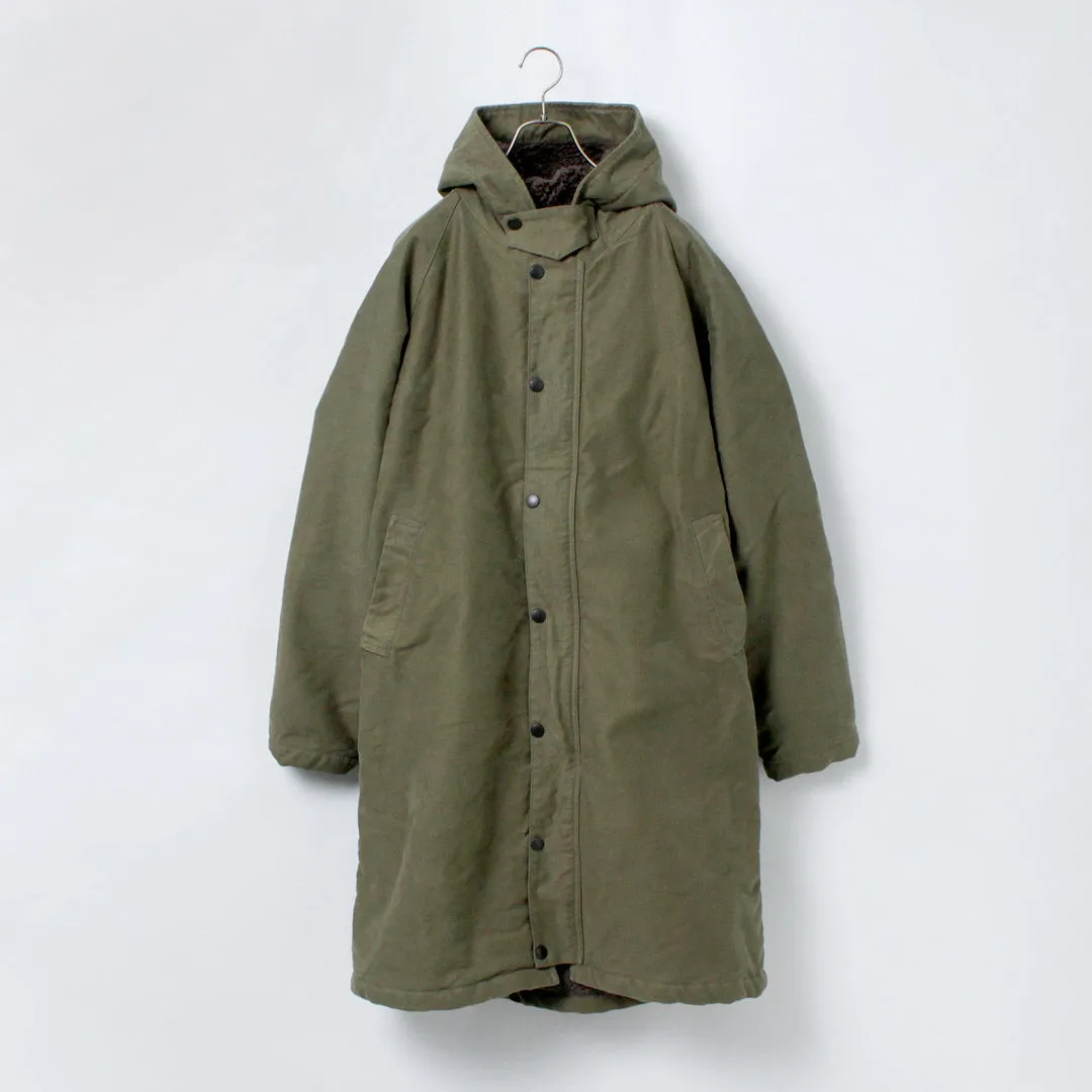 FOB FACTORY / F2450 Moleskin Hood Coat