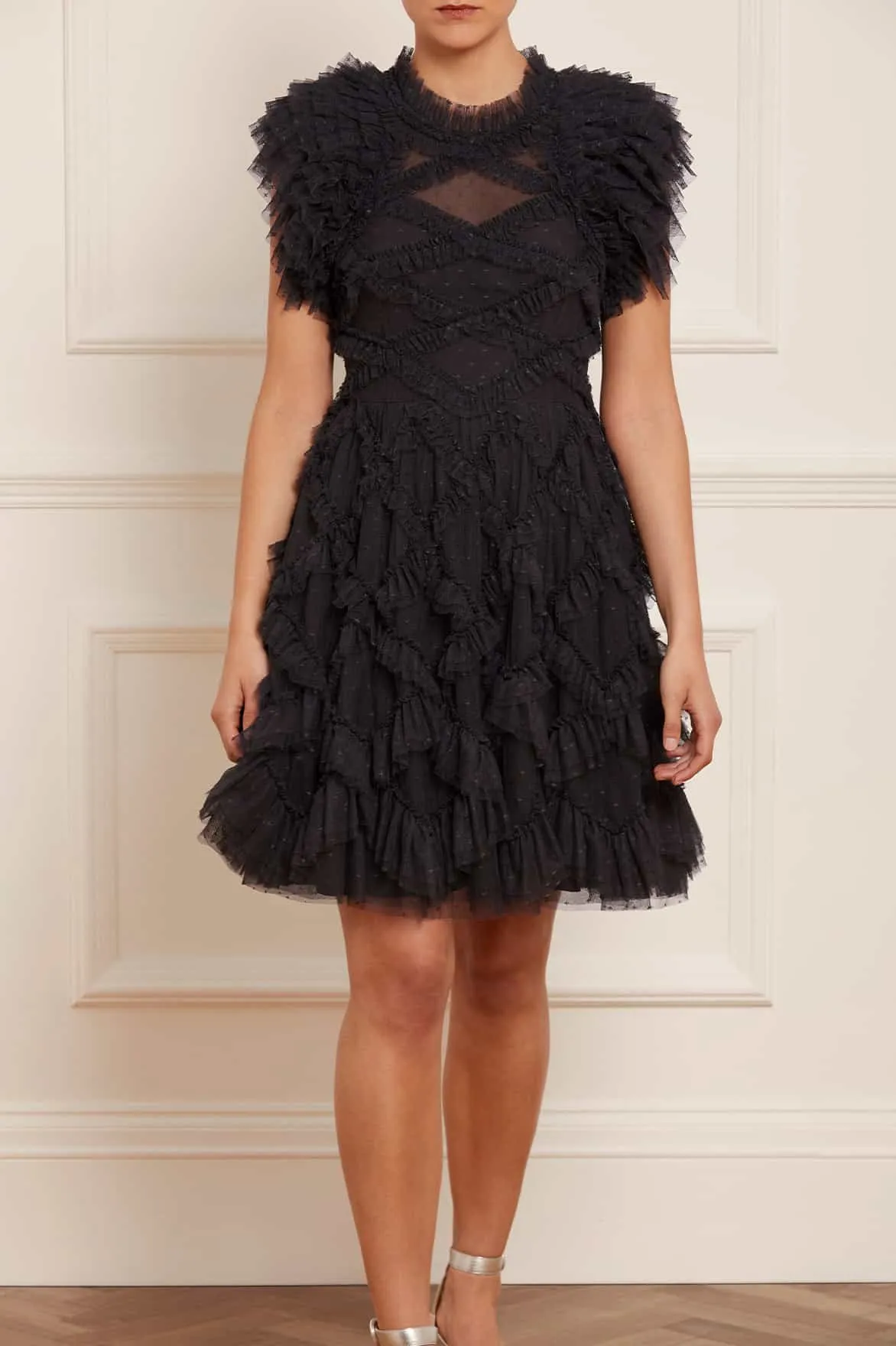 Genevieve Ruffle Mini Dress