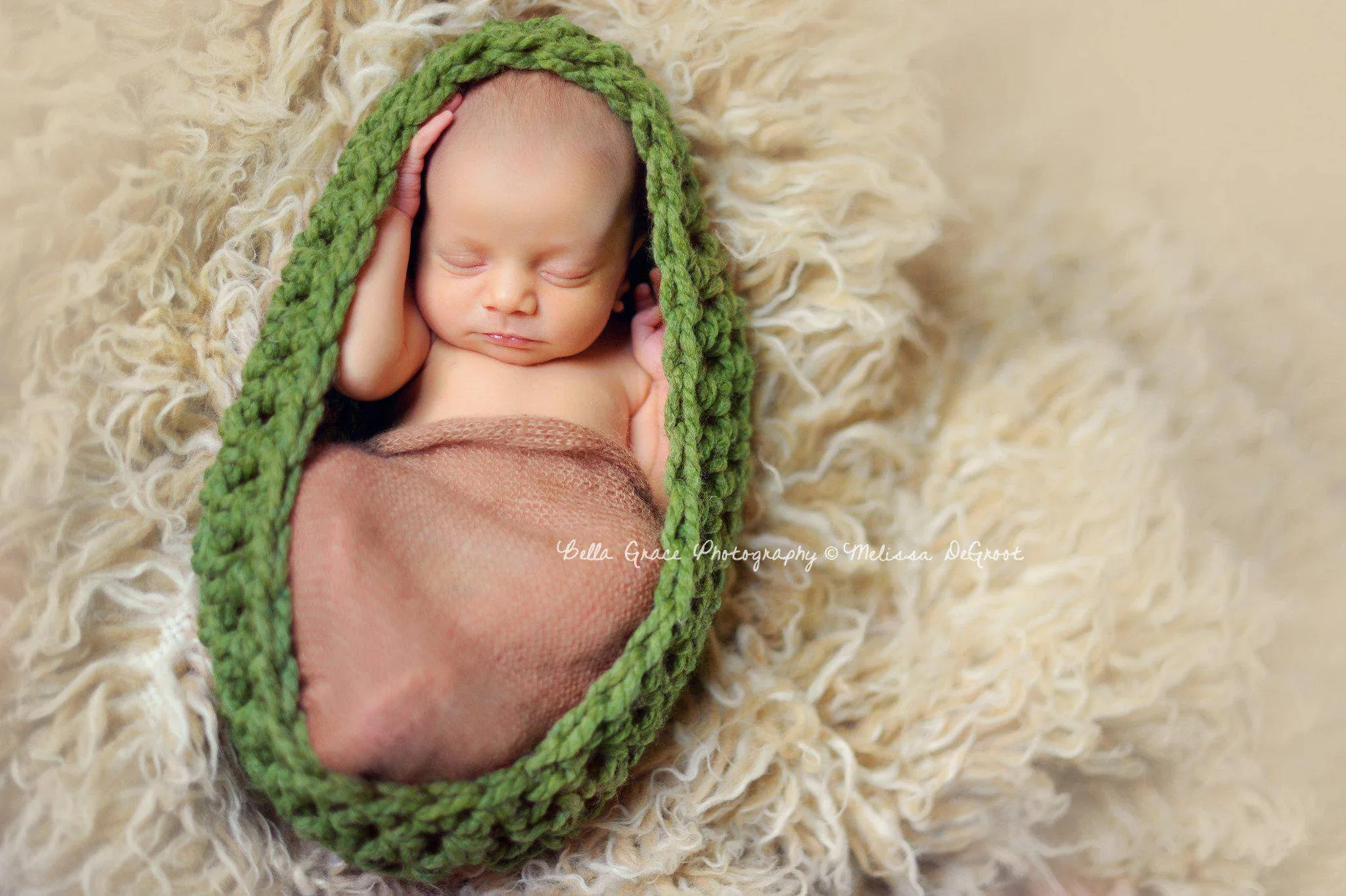 Grass Green Baby Bowl And Hat Set