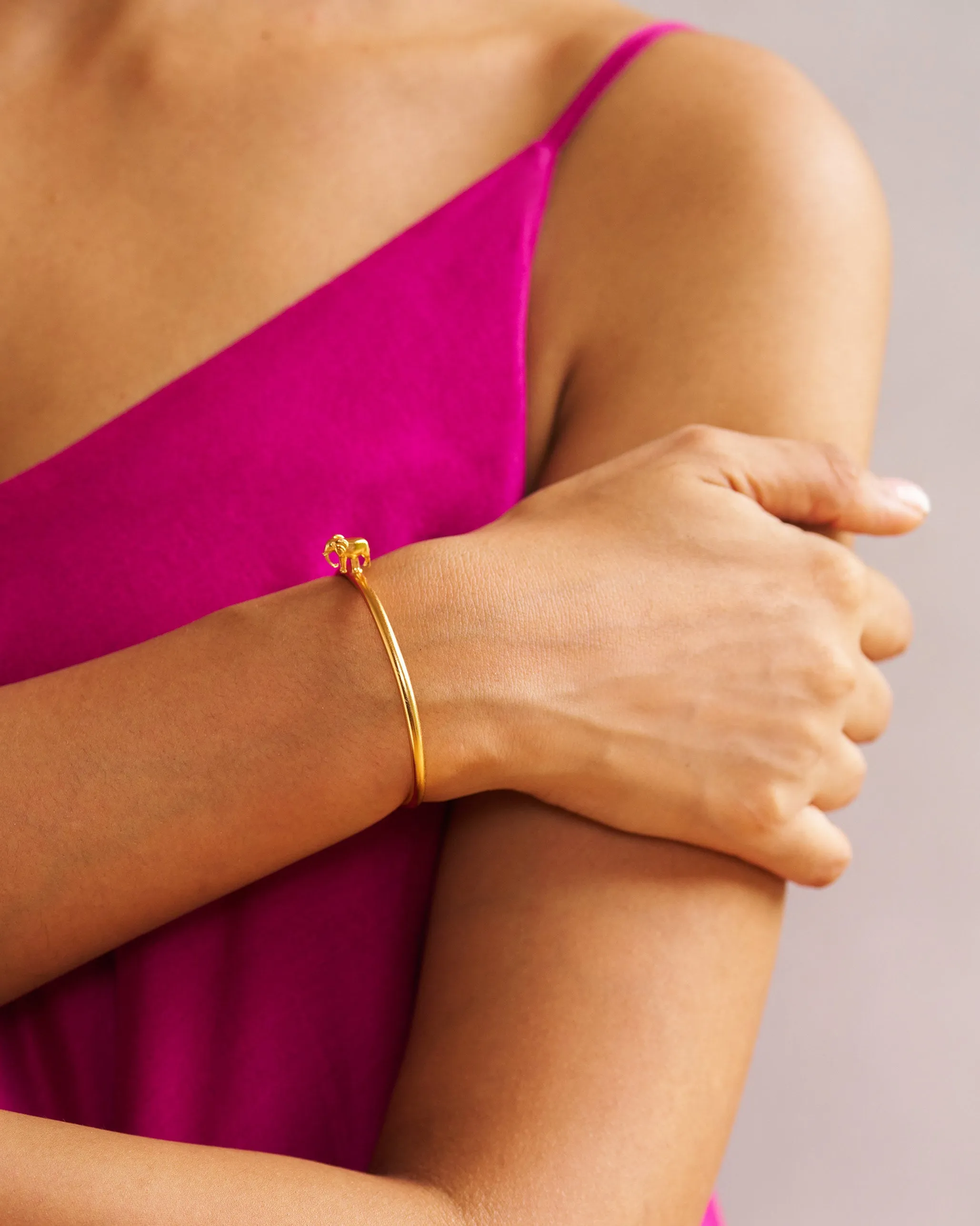 Haathi Cuff - Gold