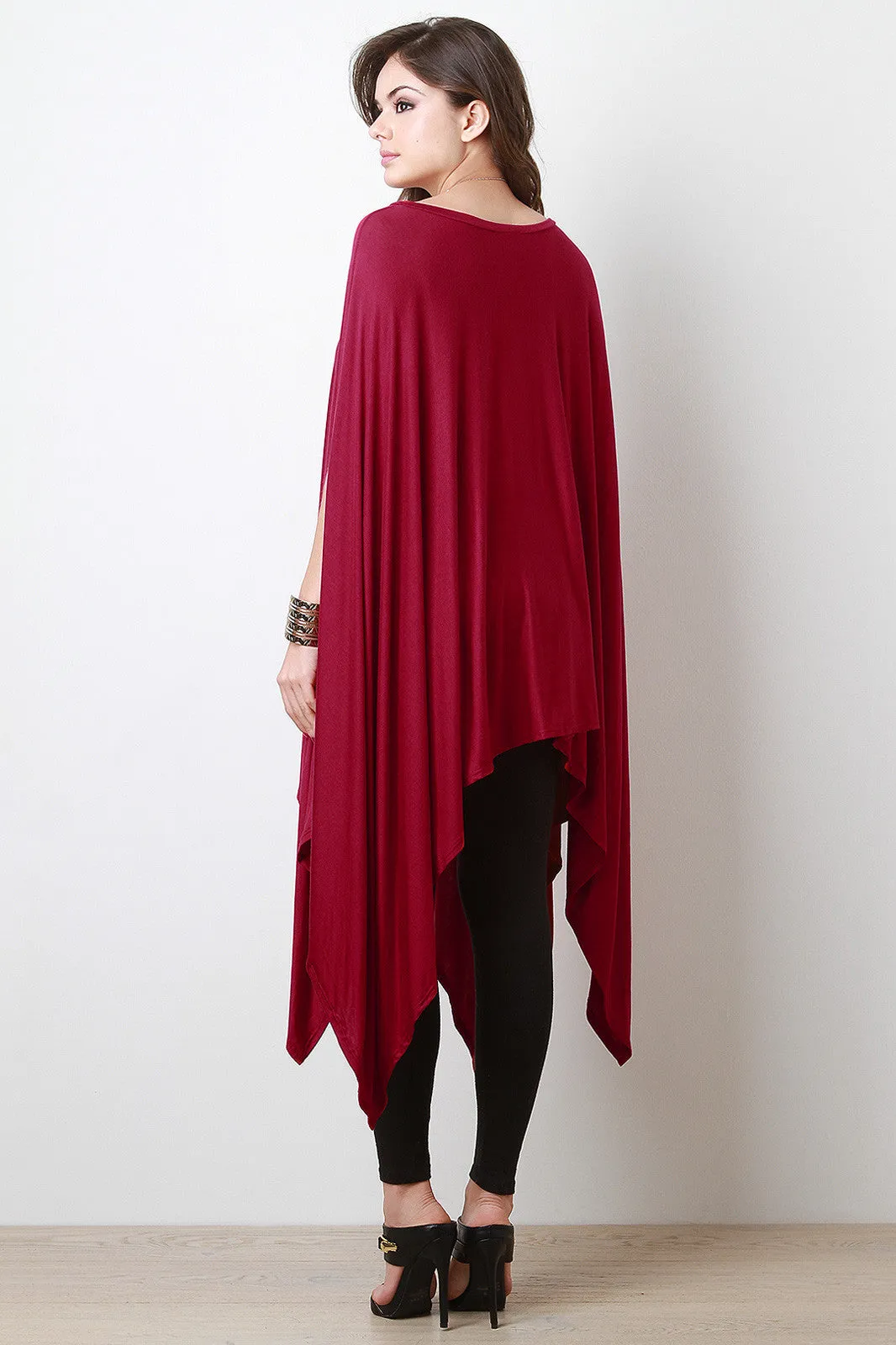 Handkerchief Poncho Top