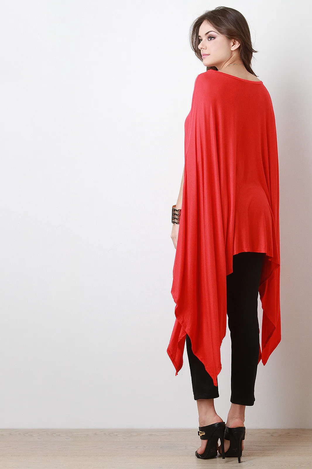 Handkerchief Poncho Top