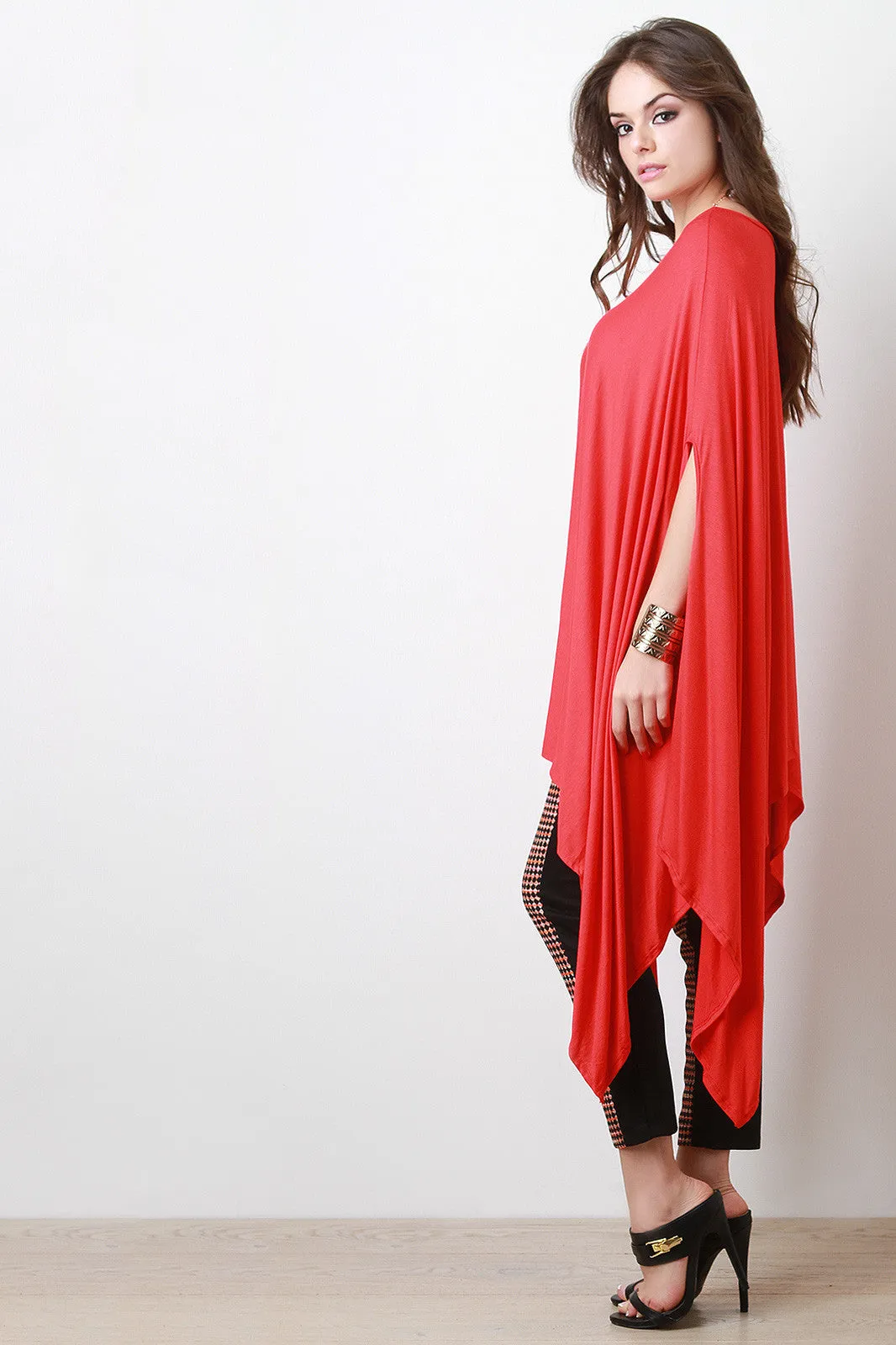 Handkerchief Poncho Top