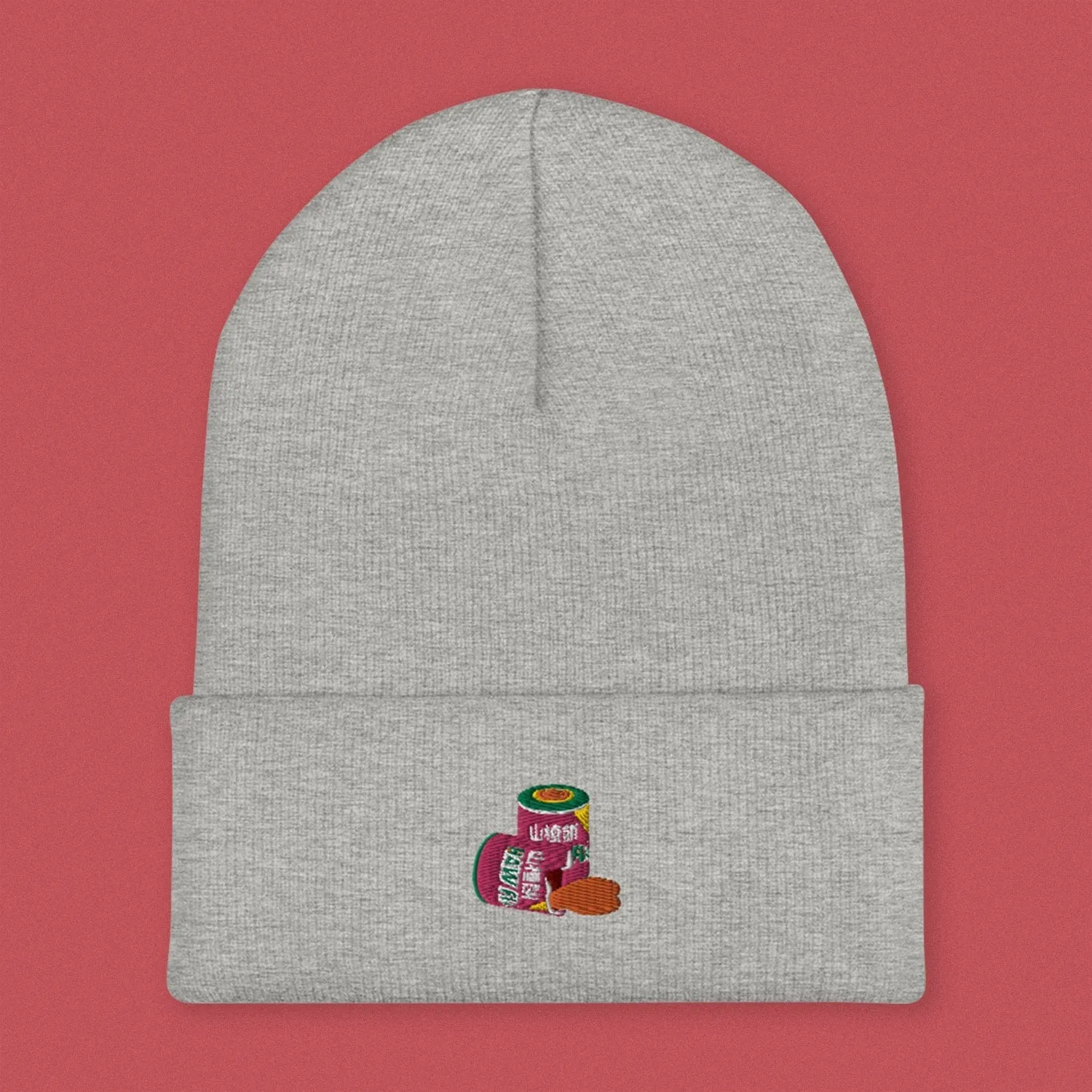 Haw Flakes Embroidered Beanie