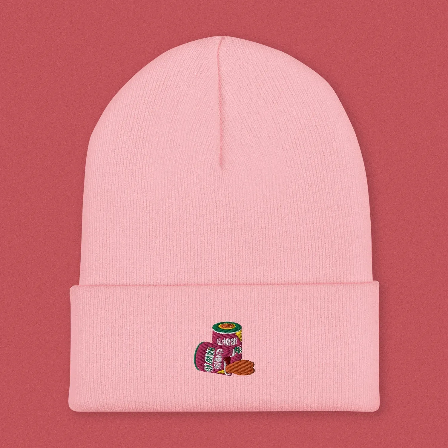 Haw Flakes Embroidered Beanie