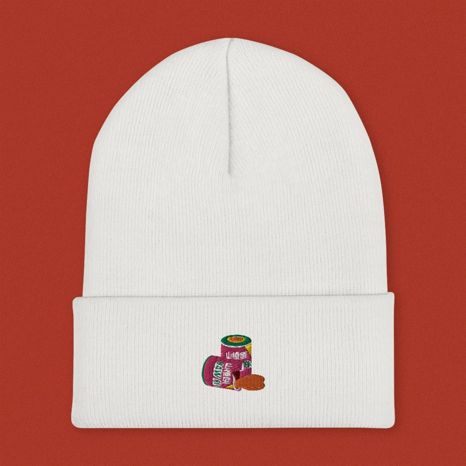 Haw Flakes Embroidered Beanie