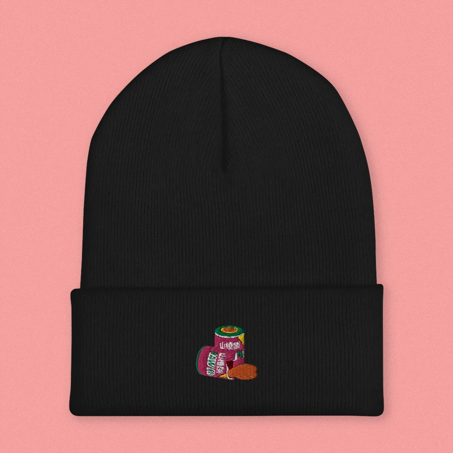 Haw Flakes Embroidered Beanie