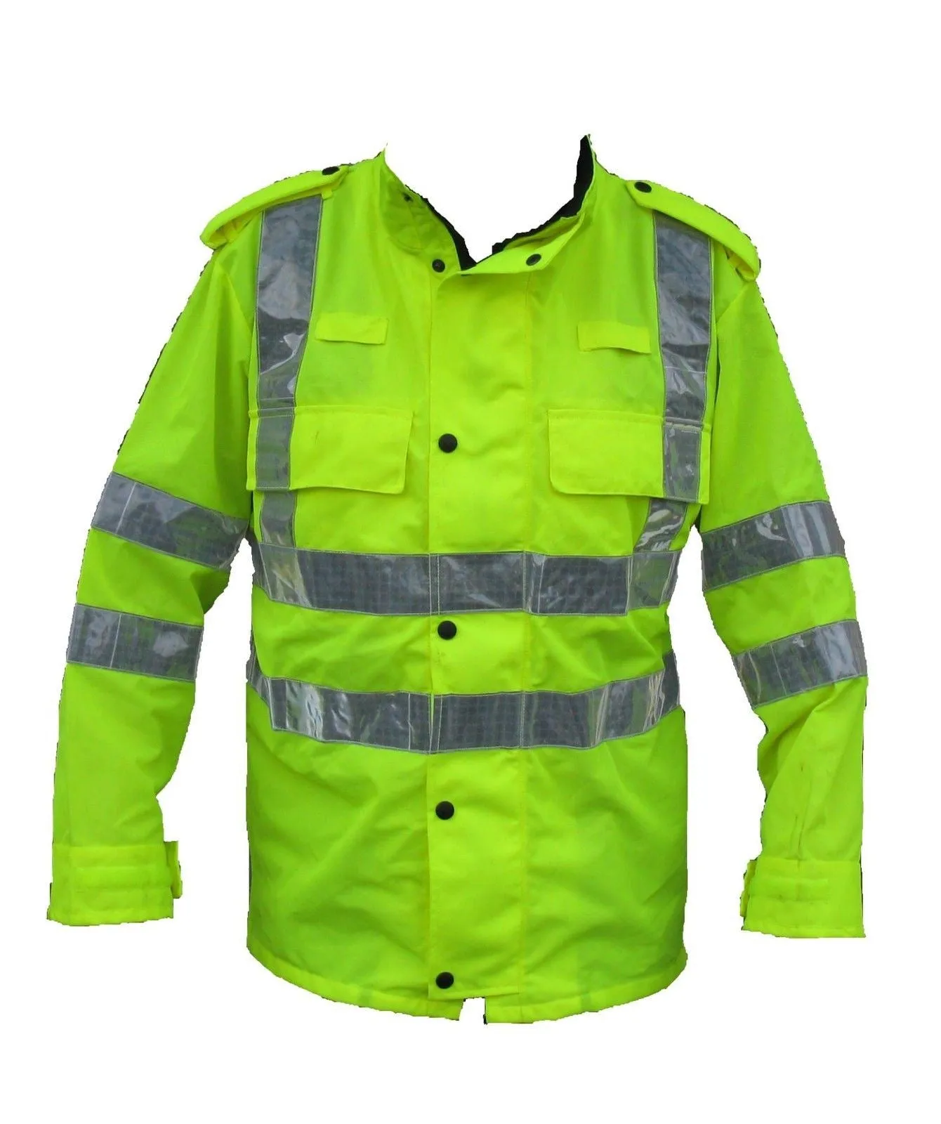 Hi Viz Vis Lightweight Reflective Traffic Overcoat Recovery Walking LW03A