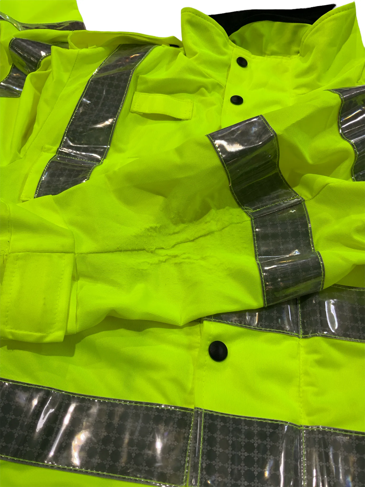 Hi Viz Vis Lightweight Reflective Traffic Overcoat Walking Recovery LW11B