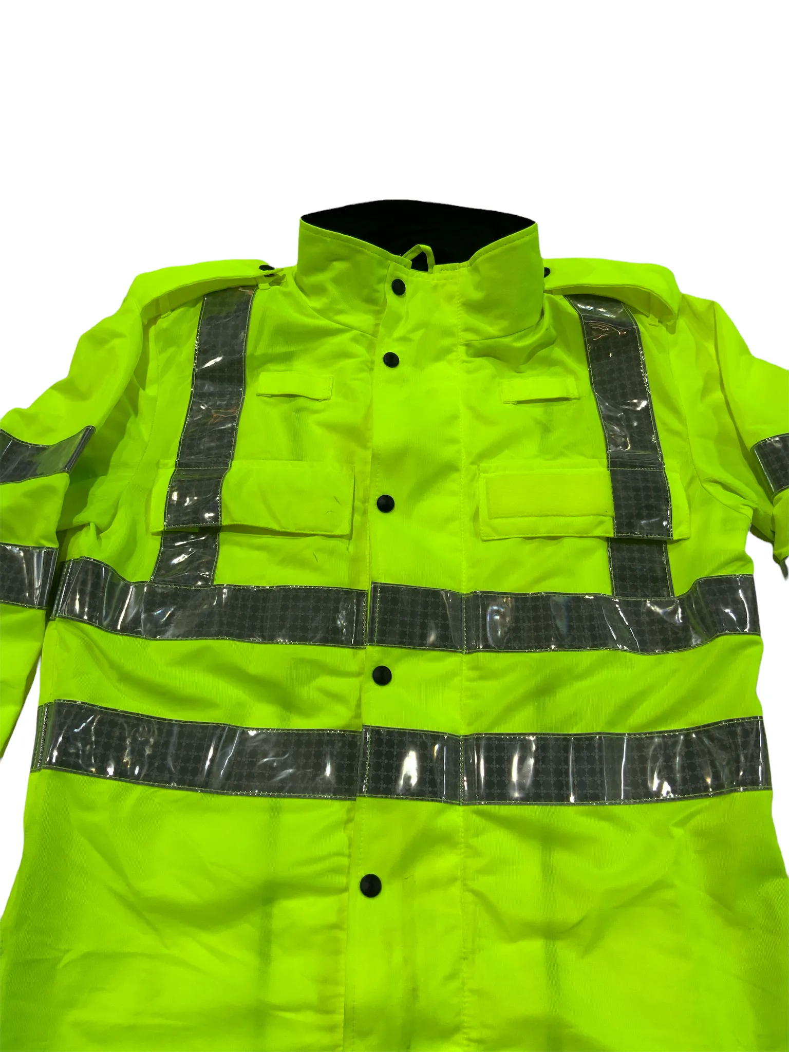 Hi Viz Vis Lightweight Reflective Traffic Overcoat Walking Recovery LW11B