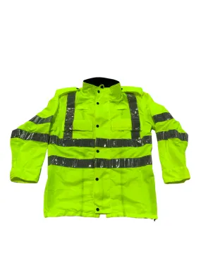 Hi Viz Vis Lightweight Reflective Traffic Overcoat Walking Recovery LW11B