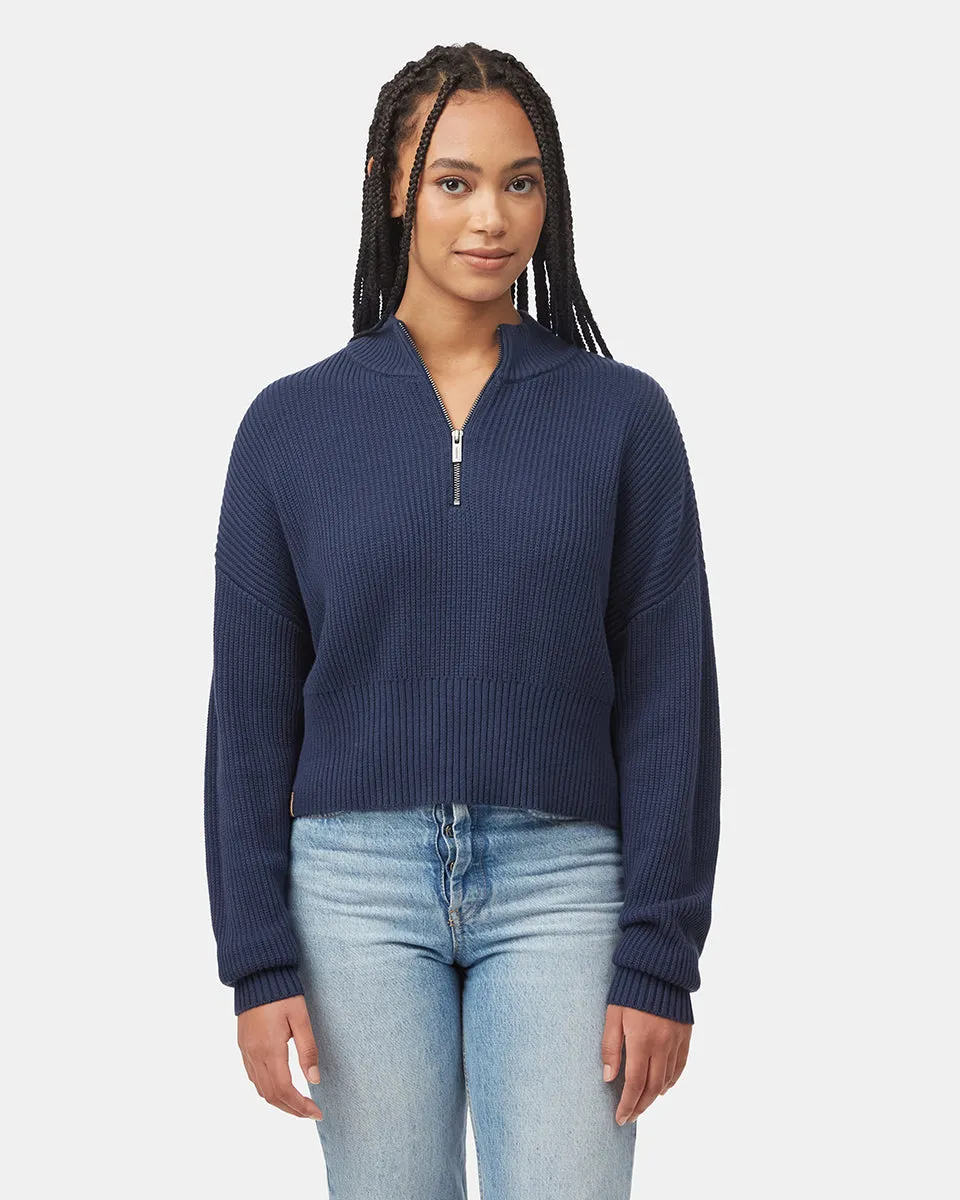 Highline 1/4 Zip Mock Neck