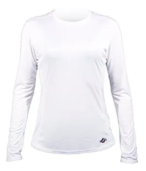 Hot Chillys Wopeach Skins Solid Crew Womens White Large