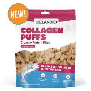 Icelandic  Beef Collagen Puffs Bites with Cod Skin For Dogs