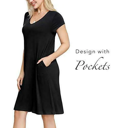 Ink Ivy Womens Swing Dress With Pockets