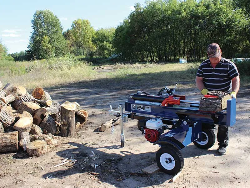 Iron & Oak 24 Ton Vertical / Horizontal Log Splitter (BHVH2418GX)