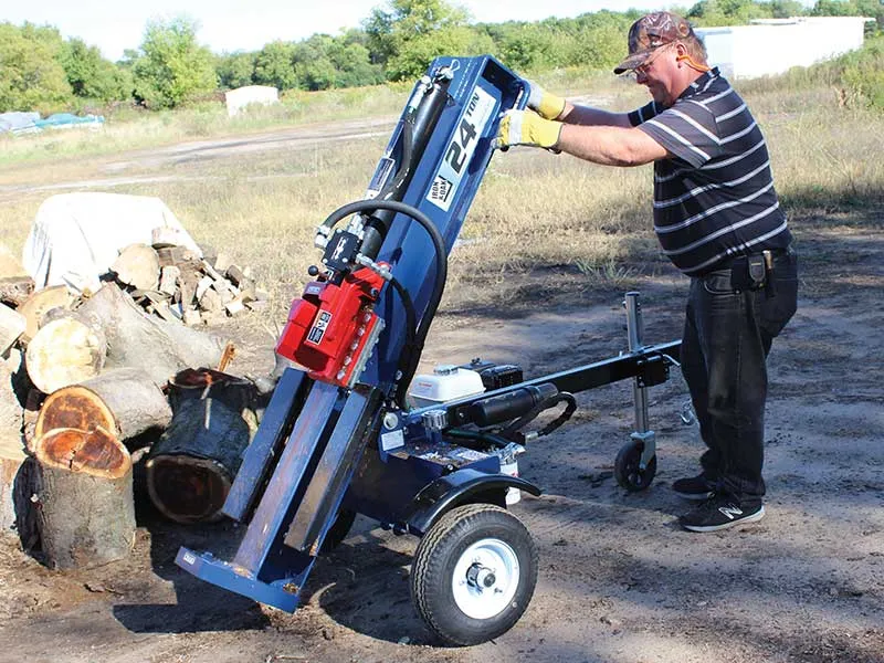 Iron & Oak 24 Ton Vertical / Horizontal Log Splitter (BHVH2418GX)