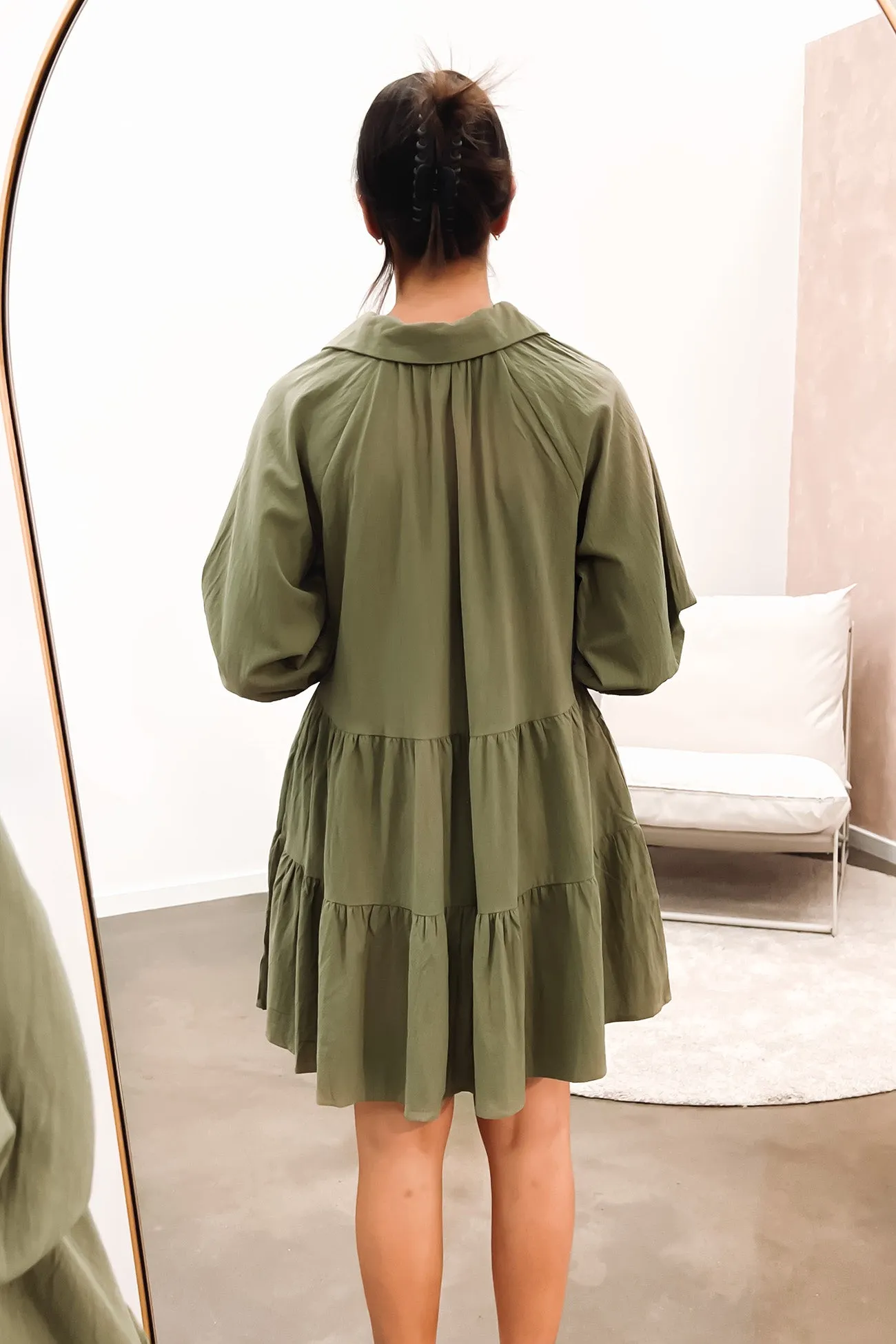 Jared Mini Dress Khaki