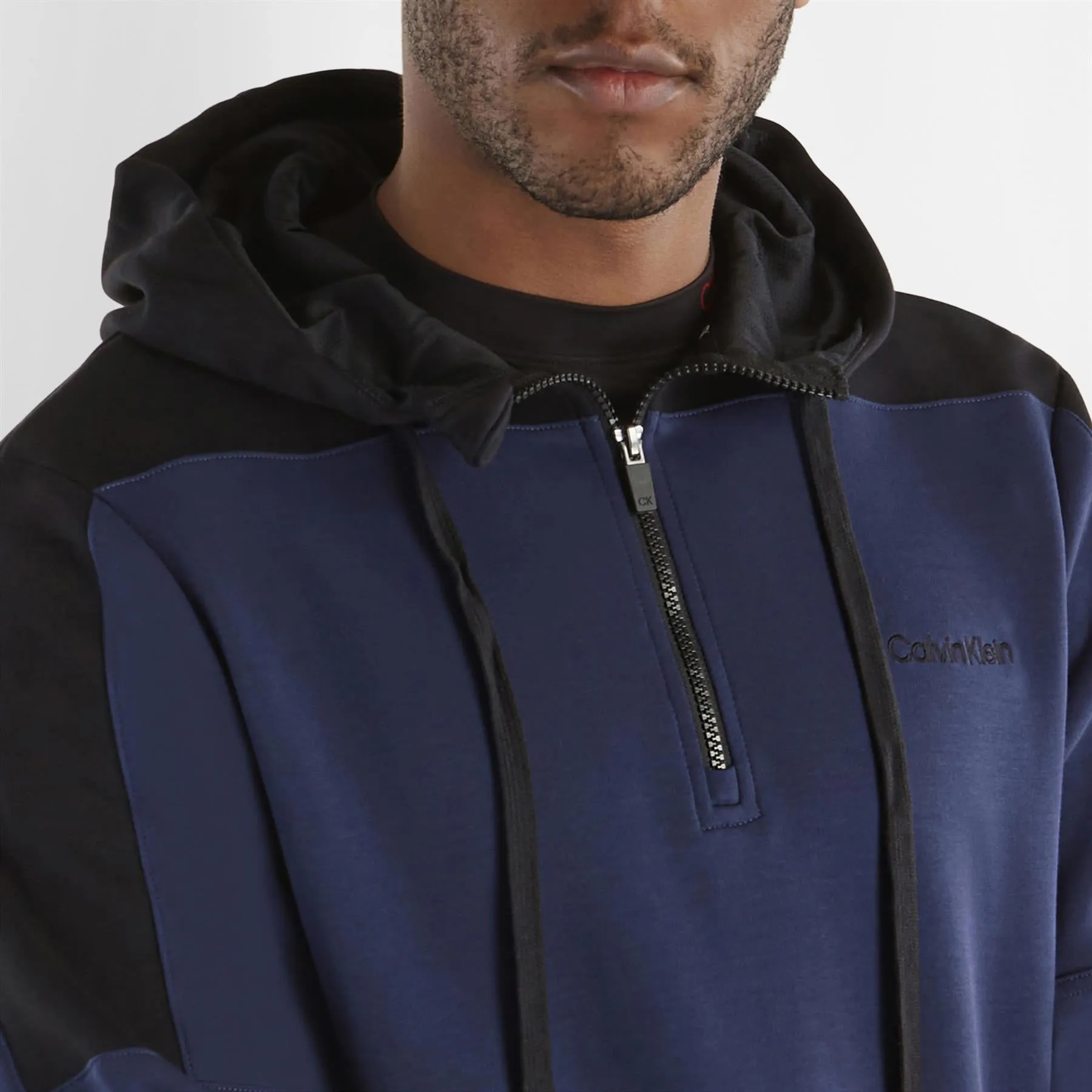 Kent Half Zip Hoodie Peacoat - AW23