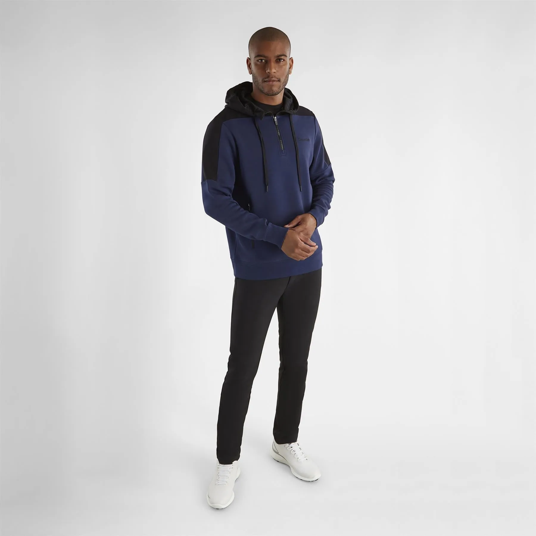 Kent Half Zip Hoodie Peacoat - AW23