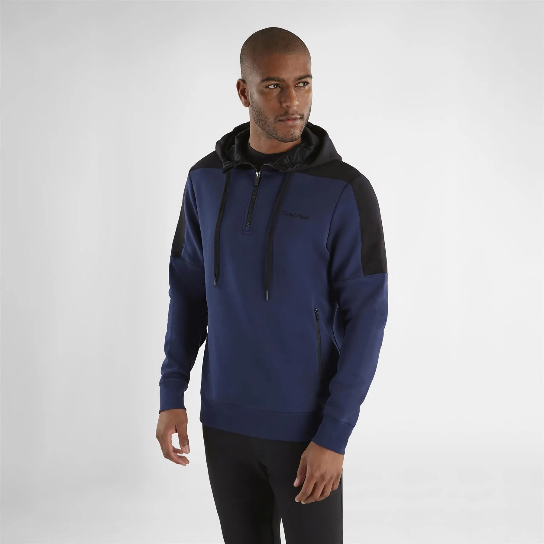 Kent Half Zip Hoodie Peacoat - AW23