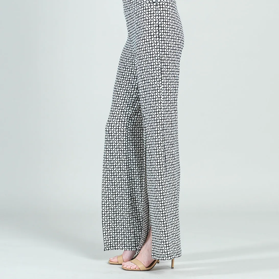 Kick Front High Slit Pant - Chain Ring - Final Sale!