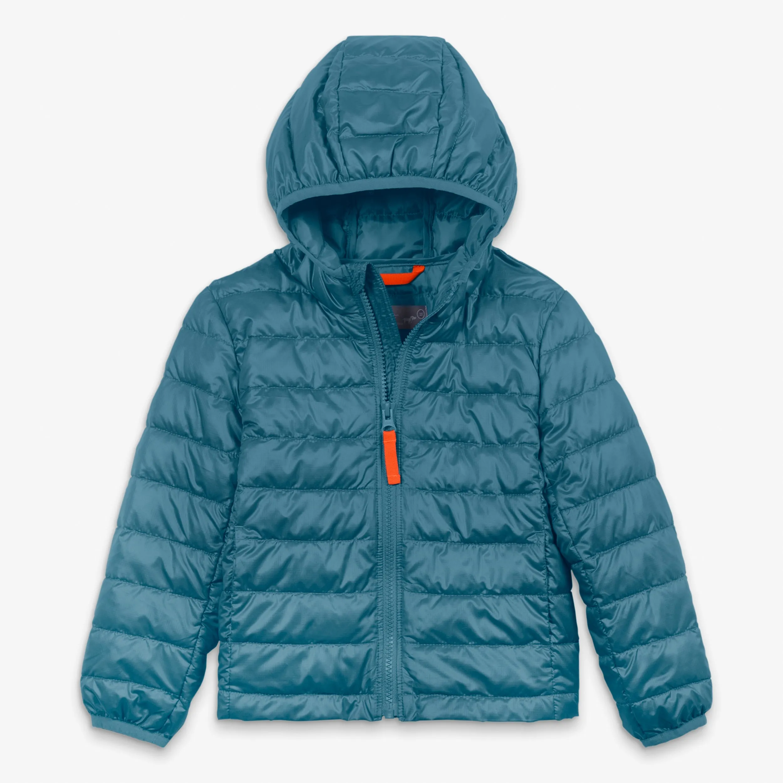 Kids lightweight puffer jacket in seasonal colors