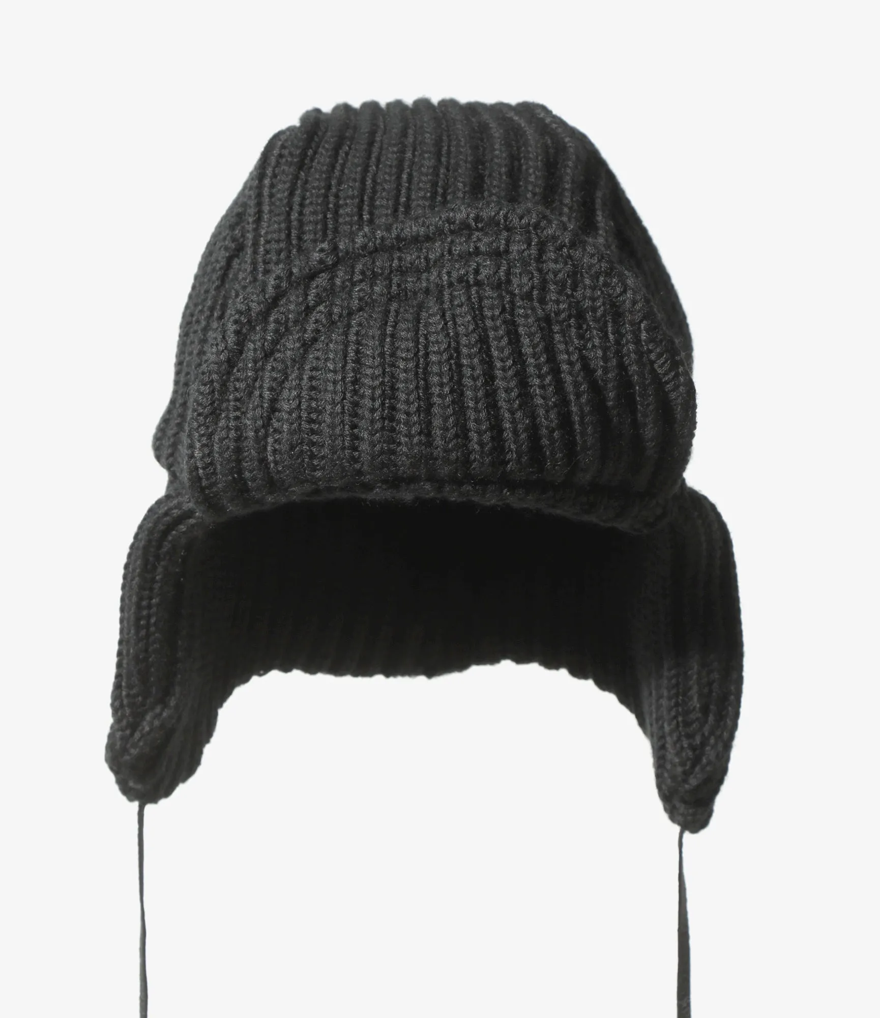 Knit Bomber Cap – Wool Blend