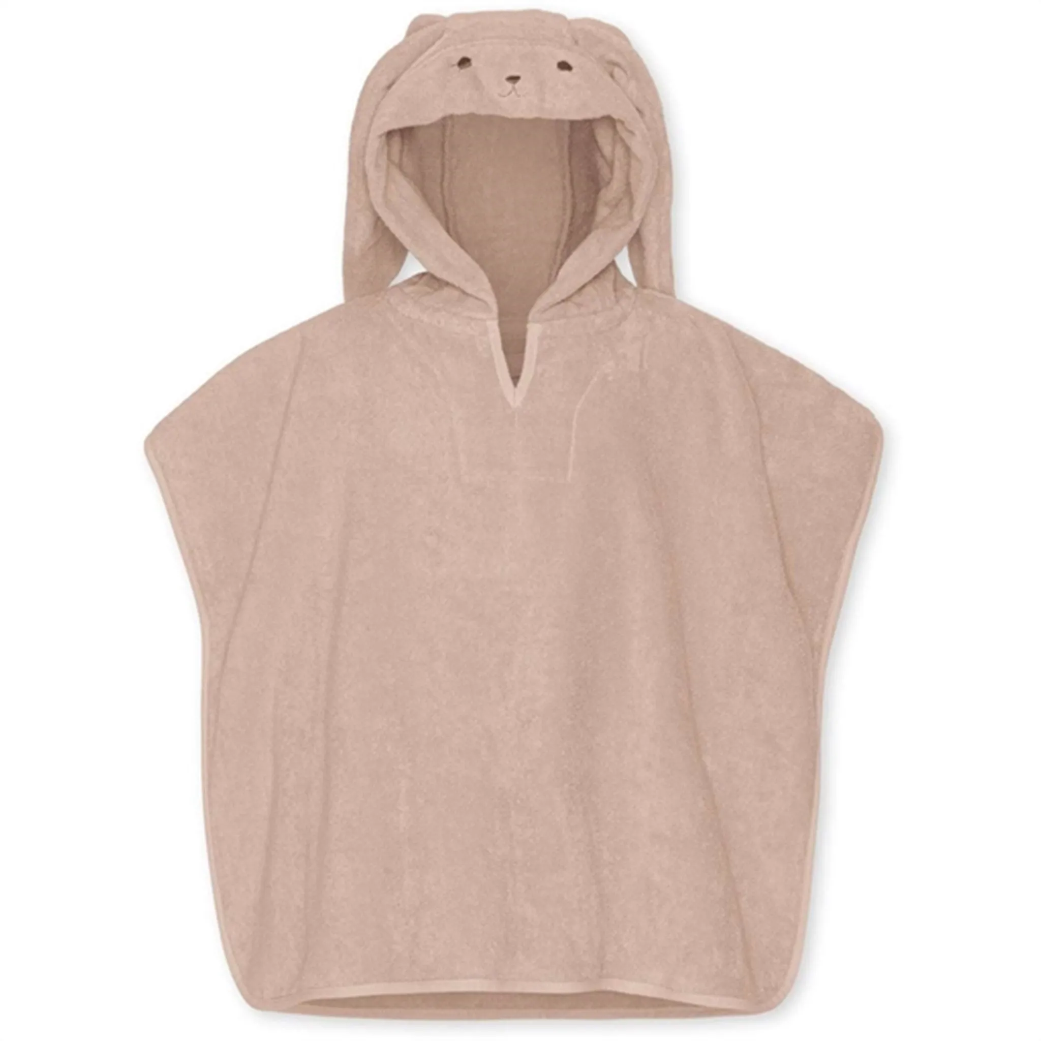 Konges Sløjd Terry Poncho Animal Rose Bunny