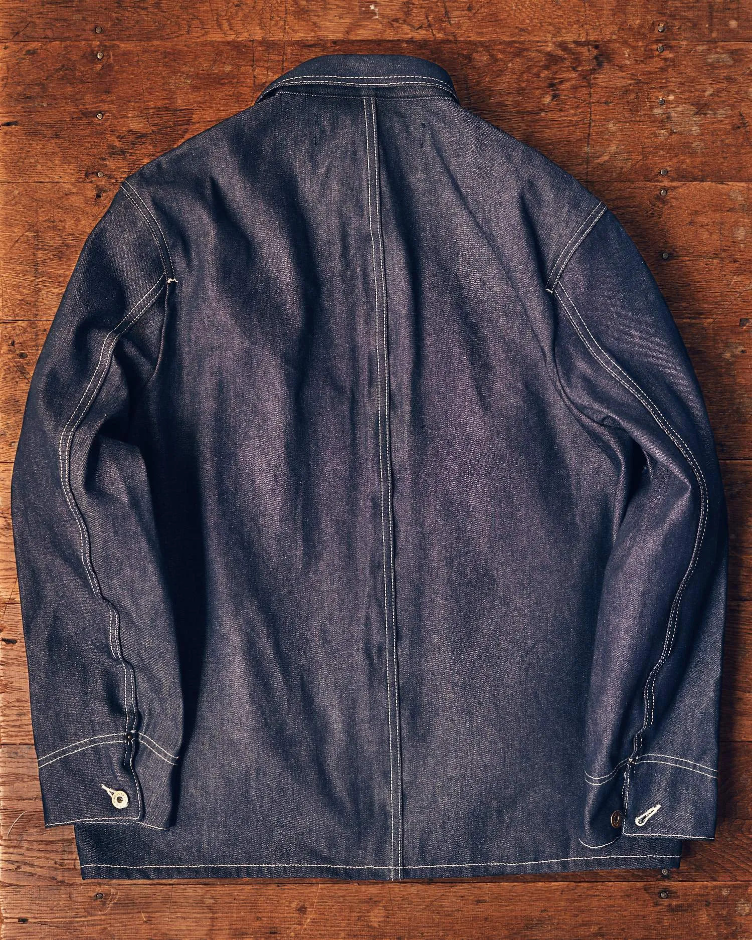 LC King Chore Coat White Oak Indigo Denim