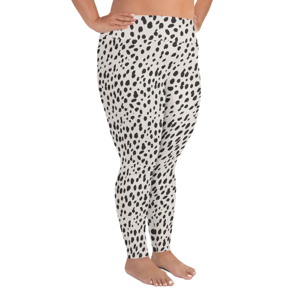 Leopard Shark Plus Size Leggings (Warehouse)