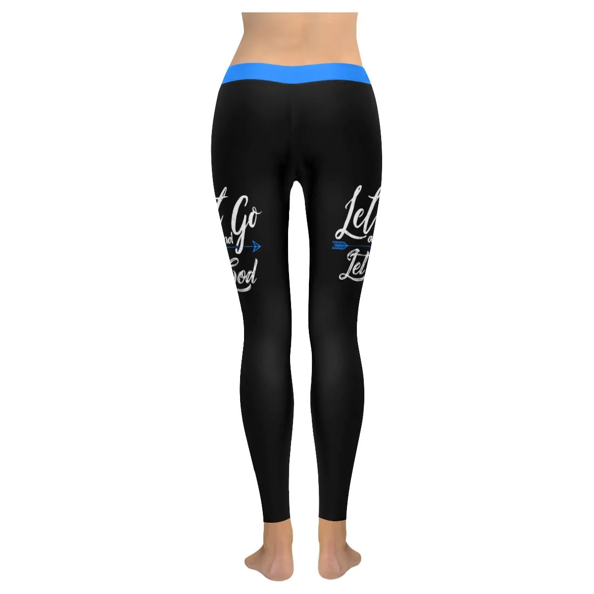 Let Go & Let God Soft Leggings For Women - Christian Leggings For Women