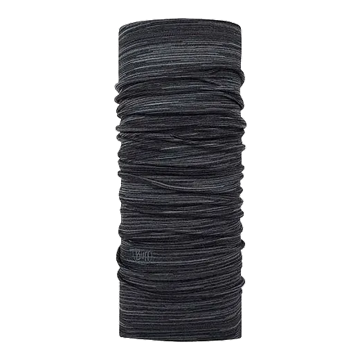 Lightweight Merino Wool | Graphite Multi Stripes | Buff