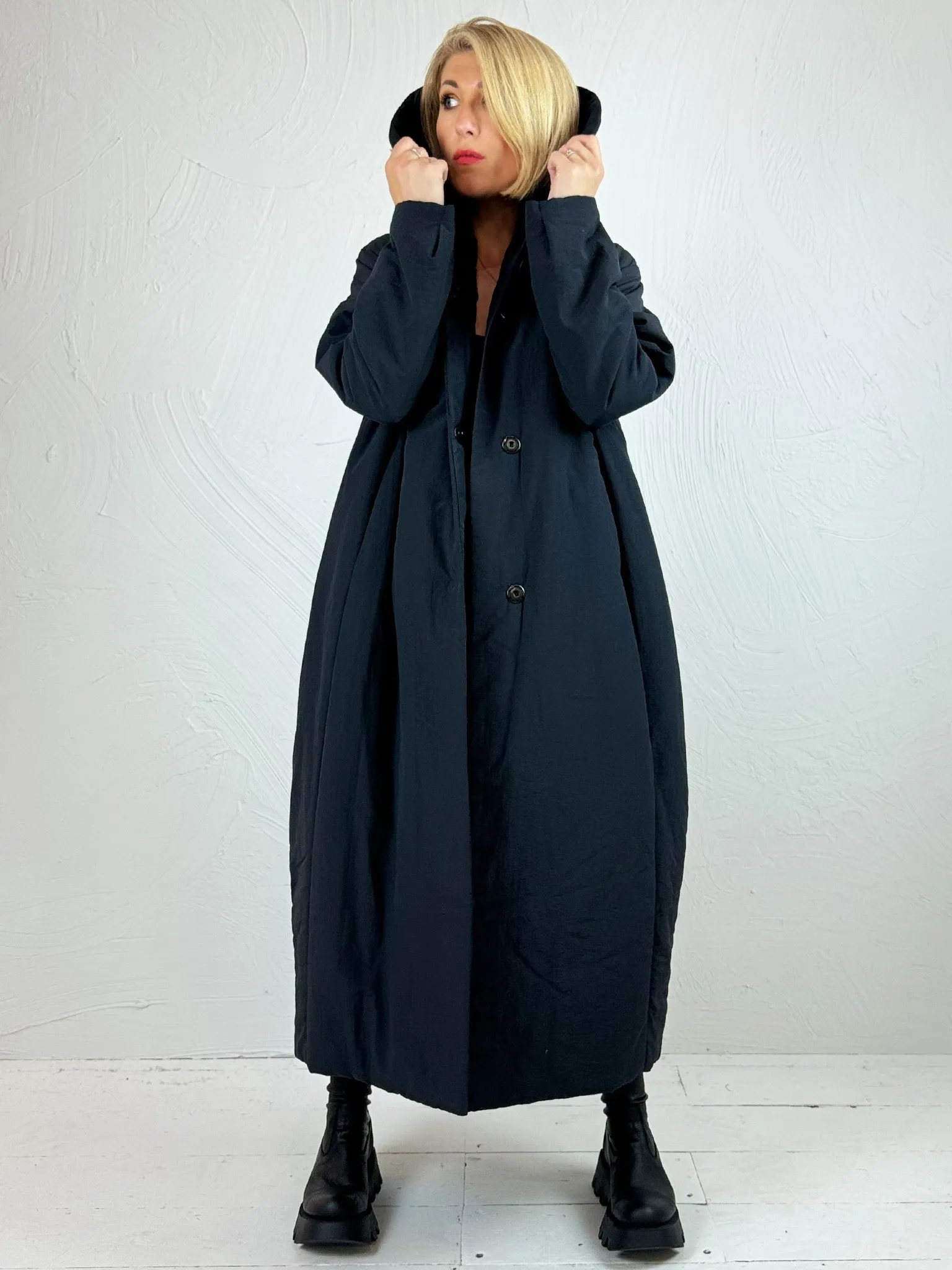 Long Padded Down Coat - 2 Colours