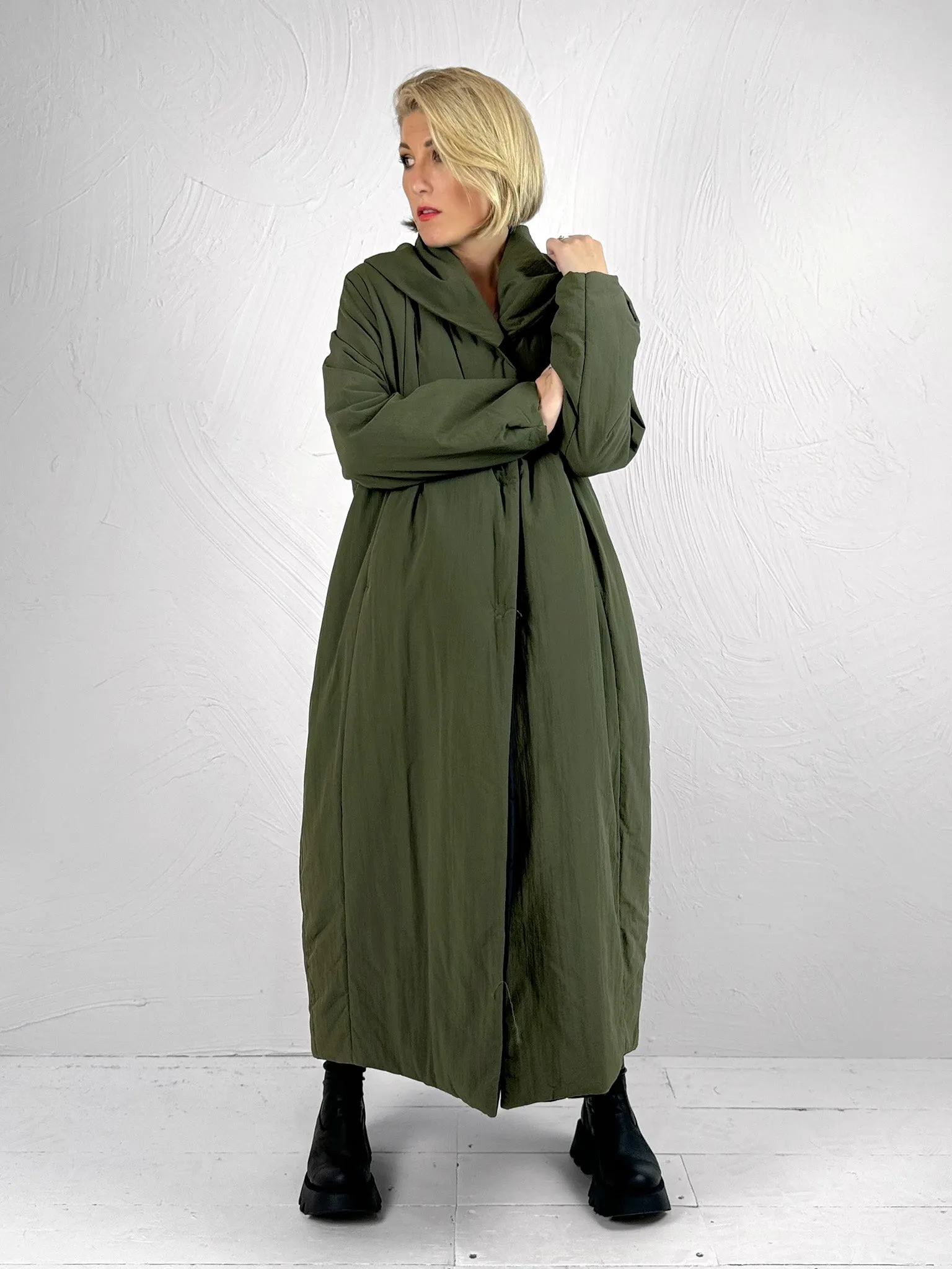 Long Padded Down Coat - 2 Colours