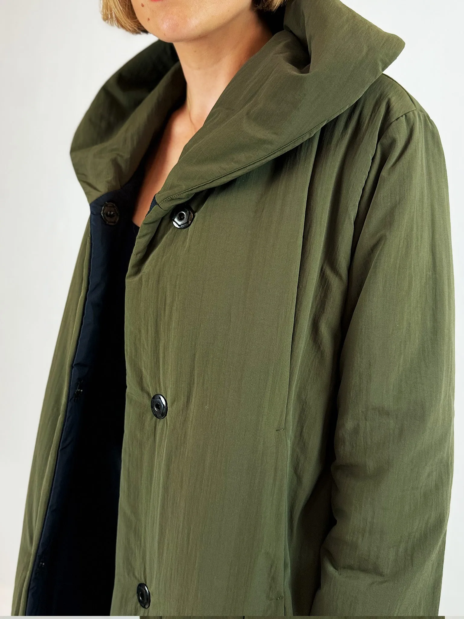 Long Padded Down Coat - 2 Colours