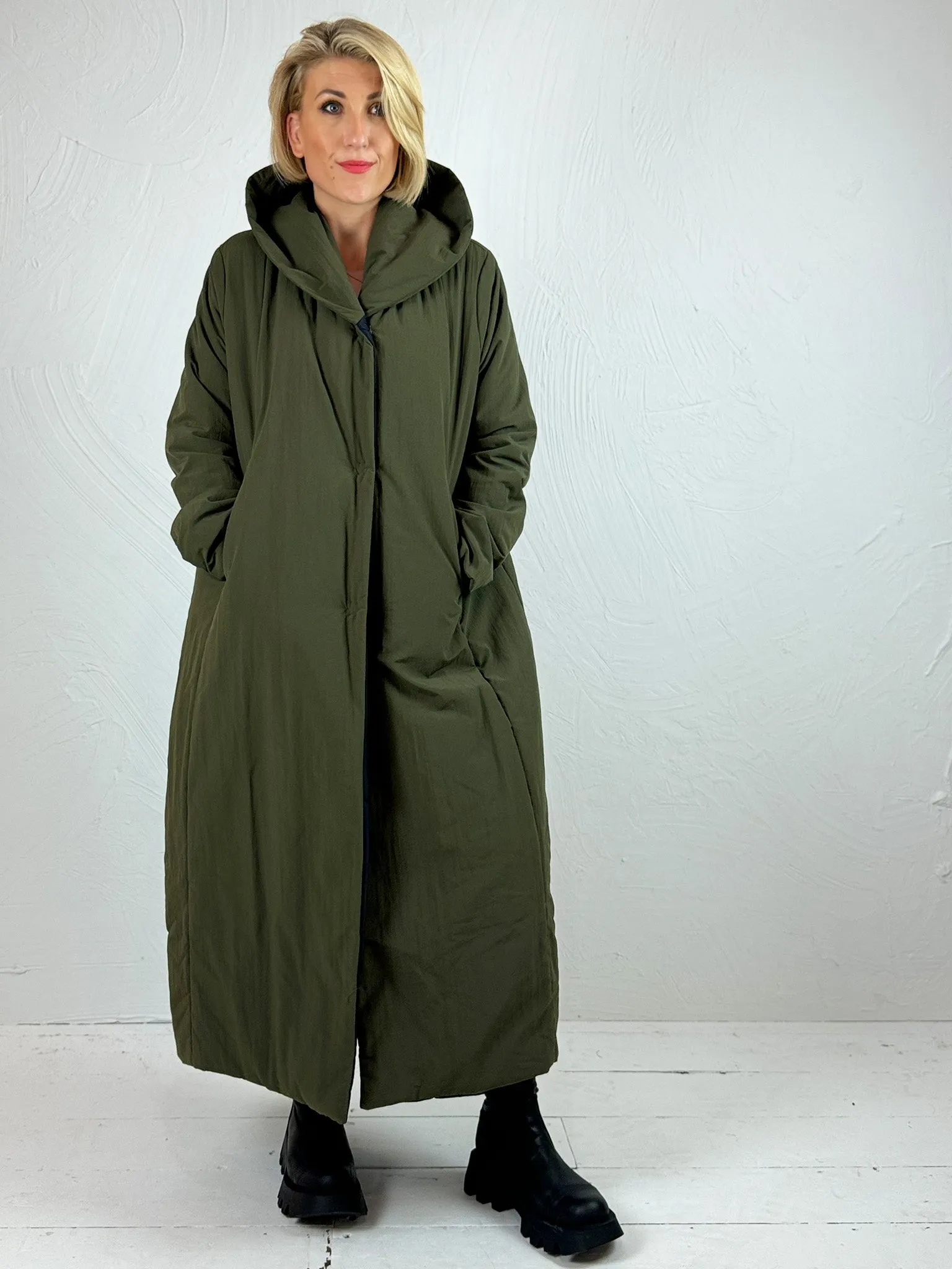 Long Padded Down Coat - 2 Colours