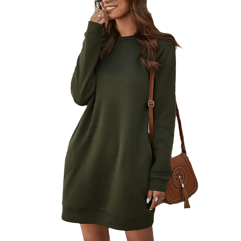 Long Sleeve Dress for Autumn and Winter