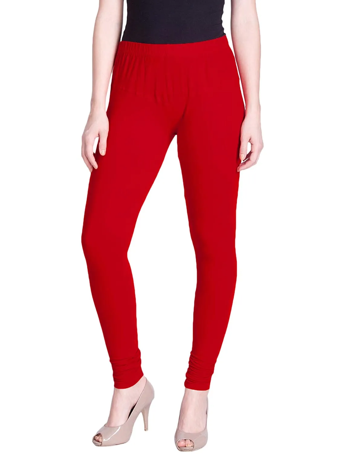 Lux Lyra Red Churidar Leggings free Size for Girls